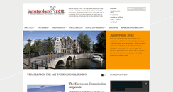 Desktop Screenshot of amsterdam2012.eu